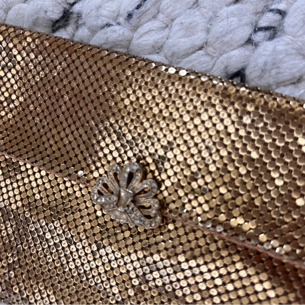 Whiting & Davis Gold Mesh Clutch - Picture 6 of 7
